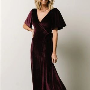 Baltic Born Velvet Wrap Dress (bridesmaids!)